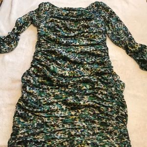 DVF silk dress